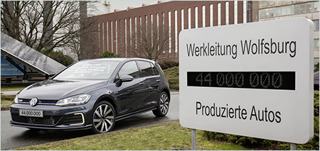 На заводе Volkswagen в Вольфсбурге выпущено 44.000.000 автомобилей 